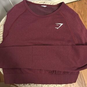 Gymshark Vital Seamless 2.0 long sleeve crop top- great condition! Size medium